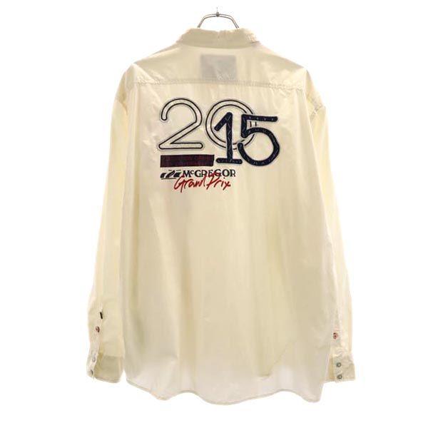 McGregor マクレガー 長袖 ボタンダウンシャツ XXXL ホワイト ビッグサイズ メンズ
