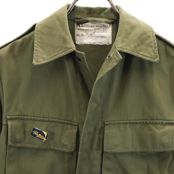 DUTCH ARMY オランダ軍 70s ヴィンテージ ミリタリージャケット カーキ メンズ