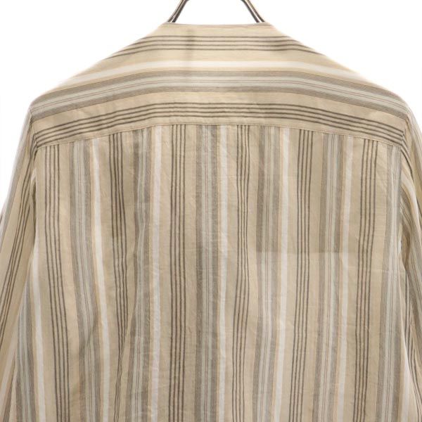 ACNE STUDIOS アクネストゥディオズ ボーダー柄 長袖 シャツ 38 ベージュ系 レディース