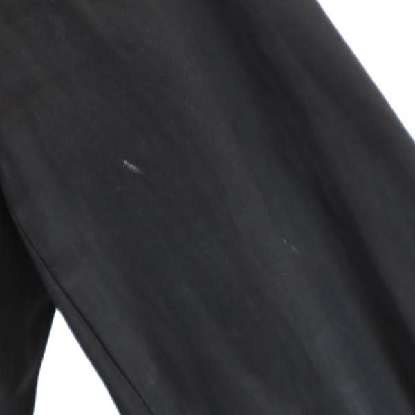 Y's ワイズ 日本製 リネンブレンド テーラードジャケット 2 黒 レディース