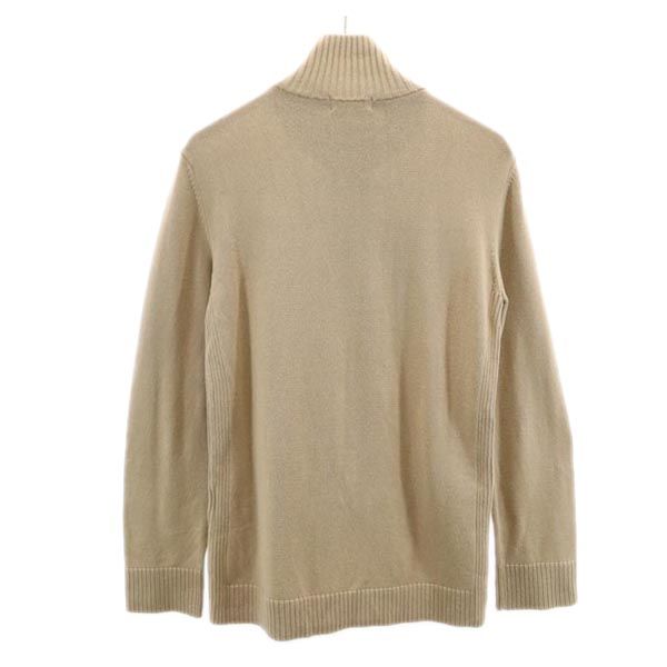 BURBERRY BLACK LABEL バーバリーブラックレーベル 三陽商会 フルジップ ニットジャケット 2 ベージュ メンズ