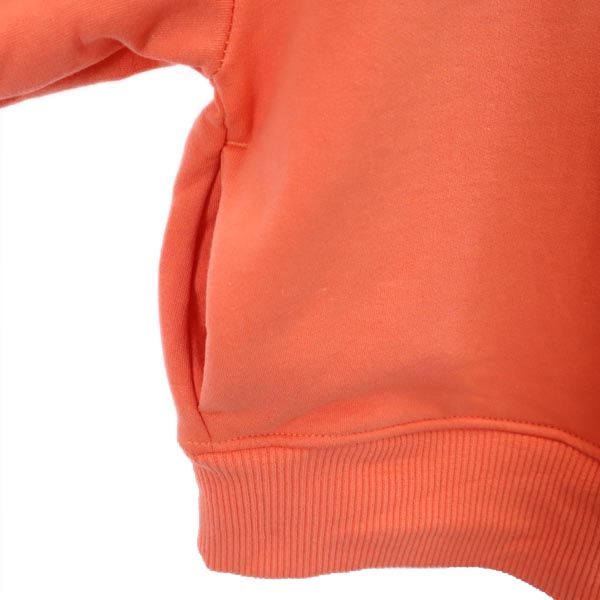 THE NORTH FACE ノースフェイス アウトドア 長袖 スウェットパーカー XS オレンジ系 裏起毛 レディース