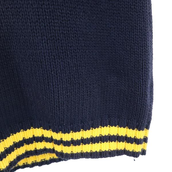 ポロバイラルフローレン 長袖 ショールカラー コットンニット セーター L(14-16) ネイビー Polo by Ralph Lauren ニット キッズ