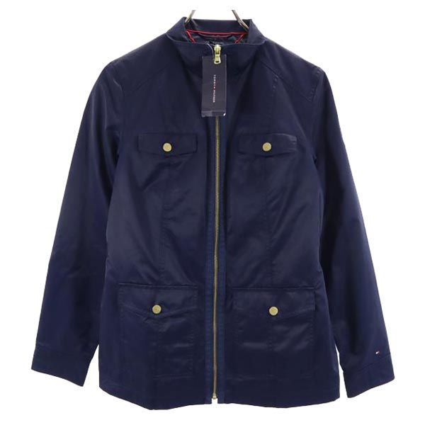 未使用 TOMMY HILFIGER トミーヒルフィガー ミリタリージャケット S ネイビー レディース