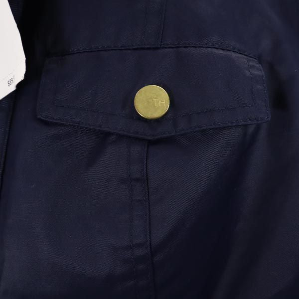 未使用 TOMMY HILFIGER トミーヒルフィガー ミリタリージャケット S ネイビー レディース