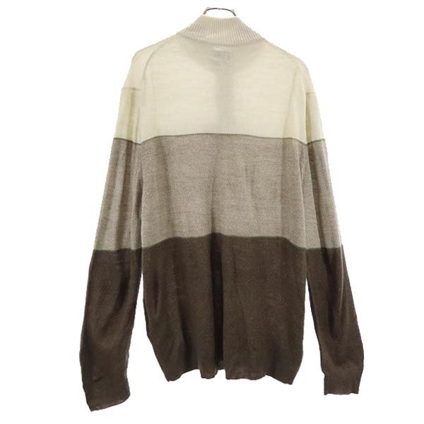 ドッカーズ 長袖 ハーフジップ セーター XL グレージュ系 DOCKERS ニット メンズ