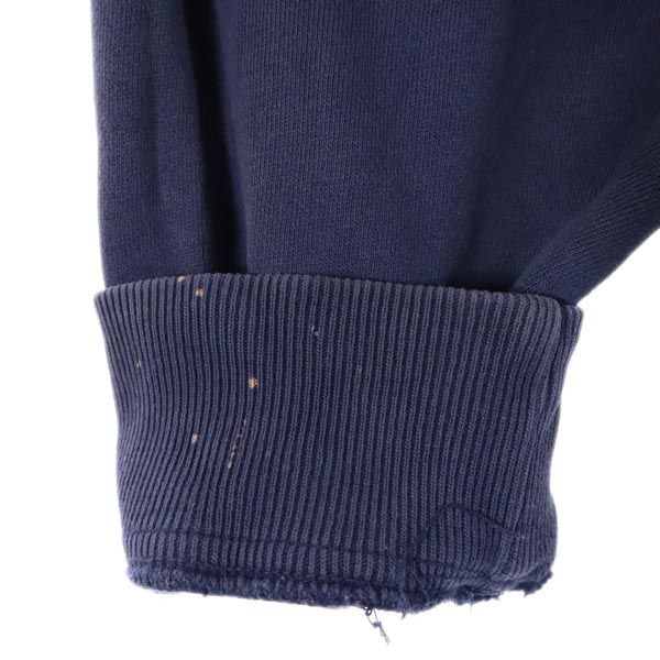 TOMMY HILFIGER トミーヒルフィガー 90s 90s オールド フラッグタグ 長袖 ハーフジップ トレーナー S ネイビー スウェット メンズ