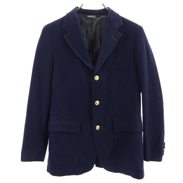 Polo by Ralph Lauren ポロバイラルフローレン 80s 緑タグ テーラードジャケット 18 ネイビー レディース
