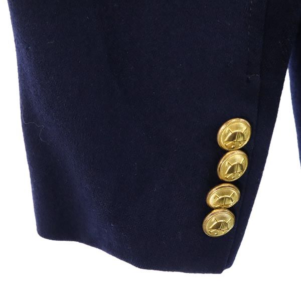 Polo by Ralph Lauren ポロバイラルフローレン 80s 緑タグ テーラードジャケット 18 ネイビー レディース