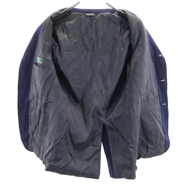 Polo by Ralph Lauren ポロバイラルフローレン 80s 緑タグ テーラードジャケット 18 ネイビー レディース
