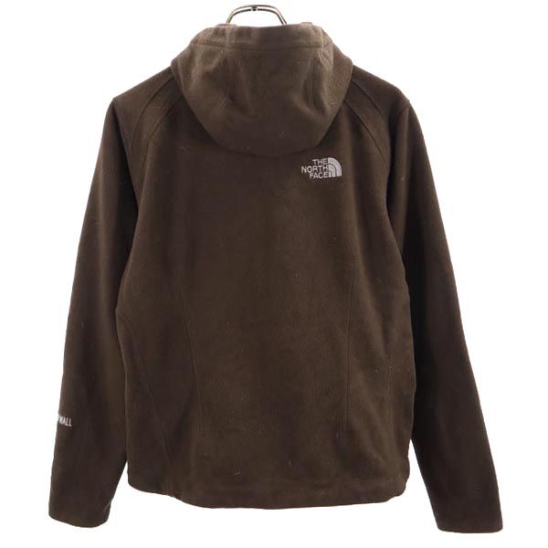 THE NORTH FACE ノースフェイス アウトドア フリースジャケット S ブラウン パーカー WINDWALL レディース