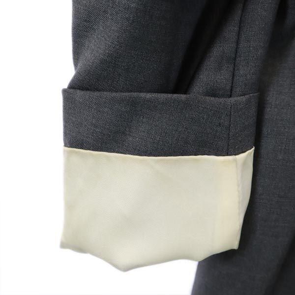 LANVIN ランバン イタリア製 ウール テーラードジャケット 46 グレー メンズ