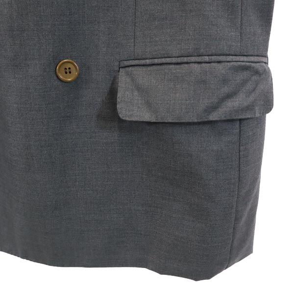 LANVIN ランバン イタリア製 ウール テーラードジャケット 46 グレー メンズ