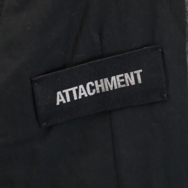 ATTACHMENT アタッチメント 日本製 ウール テーラードジャケット 3 グレー メンズ