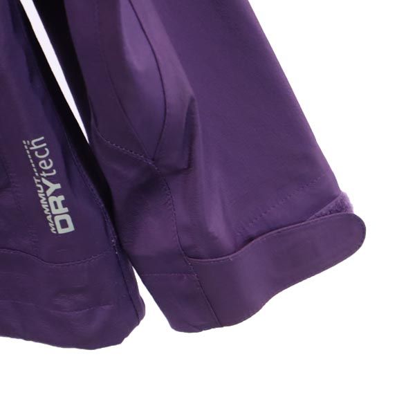 Mammut マムート アウトドア ドライテック ナイロンジャケット S パープル マウンテンパーカー レディース