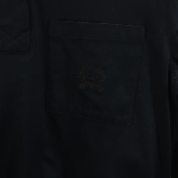 Christian Dior クリスチャンディオール 長袖 ポロシャツ S ブラック系 レディース