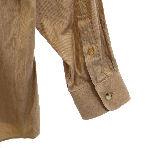 CHIARELLI 長袖 シャツ 15 1/2 茶系 メンズ