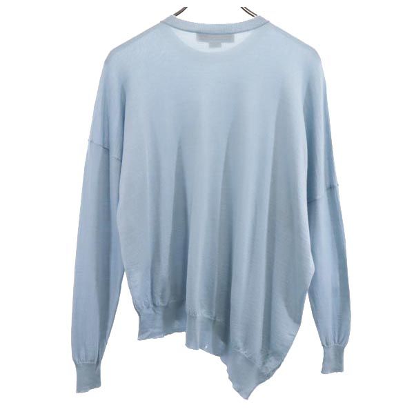 Stella McCartney ステラマッカートニー イタリア製 ウールブレンド 長袖 セーター 36 水色 ニット レディース