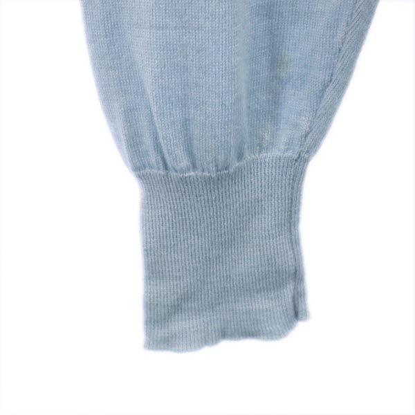 Stella McCartney ステラマッカートニー イタリア製 ウールブレンド 長袖 セーター 36 水色 ニット レディース