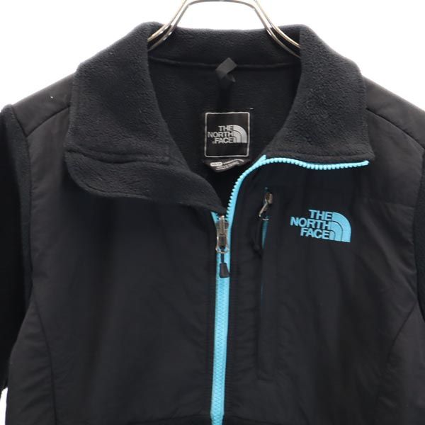 THE NORTH FACE ザノースフェイス アウトドア 切替 フリース ライナー ジャケット XS ブラック レディース