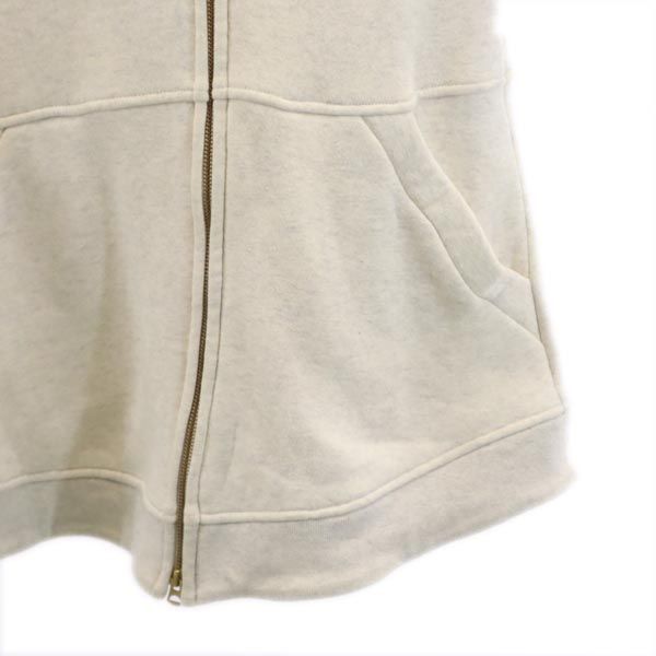 ara ara アラアラ 日本製 長袖 スウェット ジップパーカー 2 杢グレー系 フード 裏ファー 裏起毛 レディース