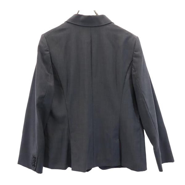 BURBERRY LONDON バーバリー ロンドン 日本製 三陽商会 テーラードジャケット 46 グレー ブレザー レディース