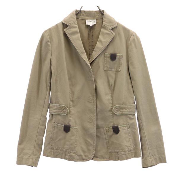 ARMANI COLLEZIONI アルマーニ コレツィオーニ ミリタリージャケット 40 ブラウン系 レディース