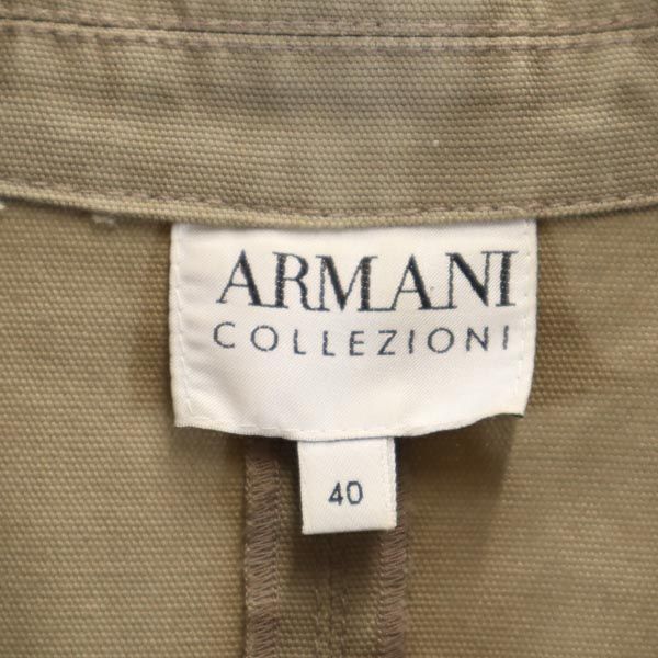 ARMANI COLLEZIONI アルマーニ コレツィオーニ ミリタリージャケット 40 ブラウン系 レディース