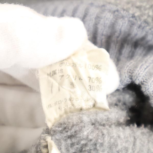 Polo by Ralph Lauren ポロバイラルフローレン 長袖 フリース パーカー 170 グレー キッズ