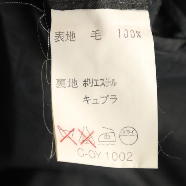 LANVIN ランバン ウール グレンチェック テーラードジャケット グレー系 メンズ