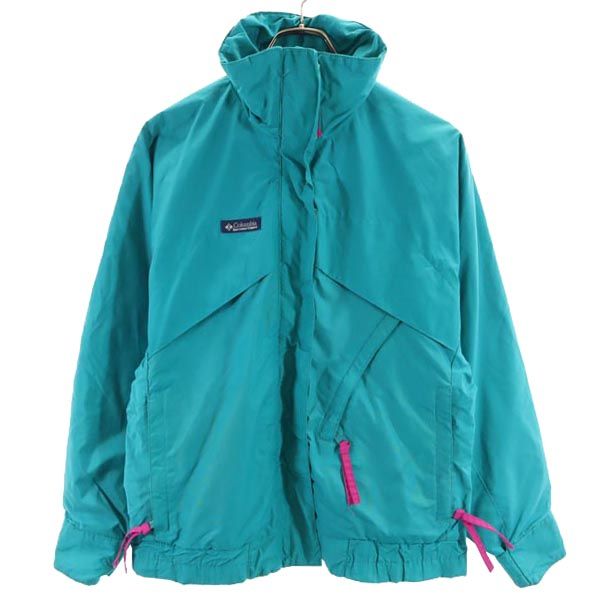 Columbia コロンビア 80s ヴィンテージ アウトドア ナイロンジャケット S 緑系 レディース