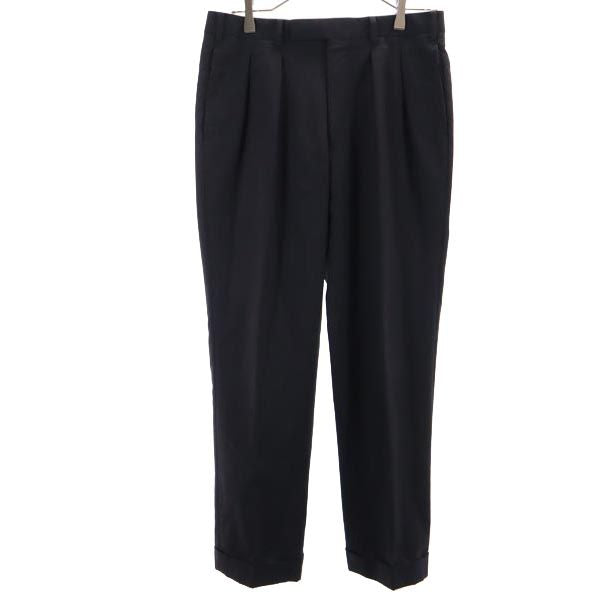 BURBERRY BLACK LABEL バーバリーブラックレーベル 三陽商会 日本製 チェック スーツ 上下 セットアップ 38R 紺系 メンズ