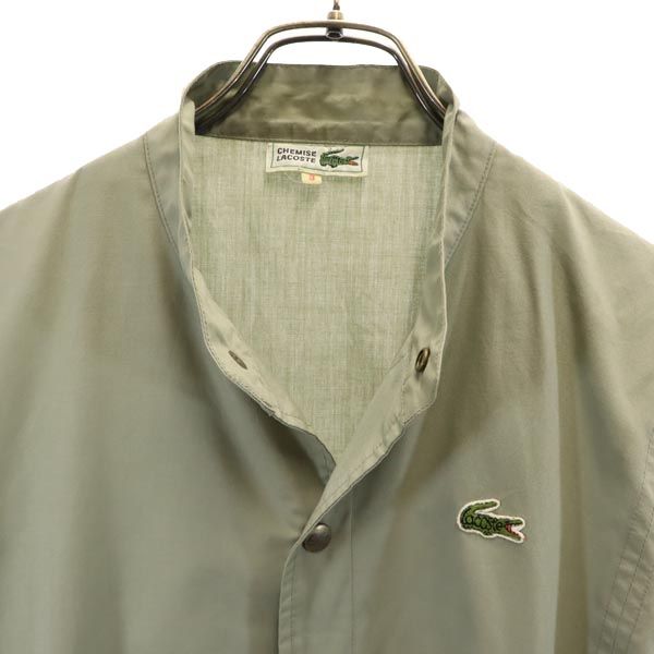 CHEMISE LACOSTE シュミーズラコステ ジャケット 3 カーキ ロゴ刺_ メンズ