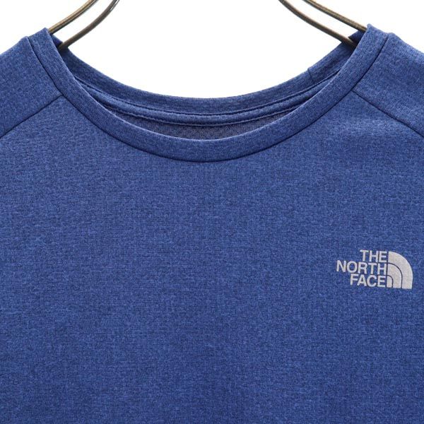 THE NORTH FACE ノースフェイス NTW61881 長袖 メランジクルー Tシャツ M ネイビー ロンT レディース