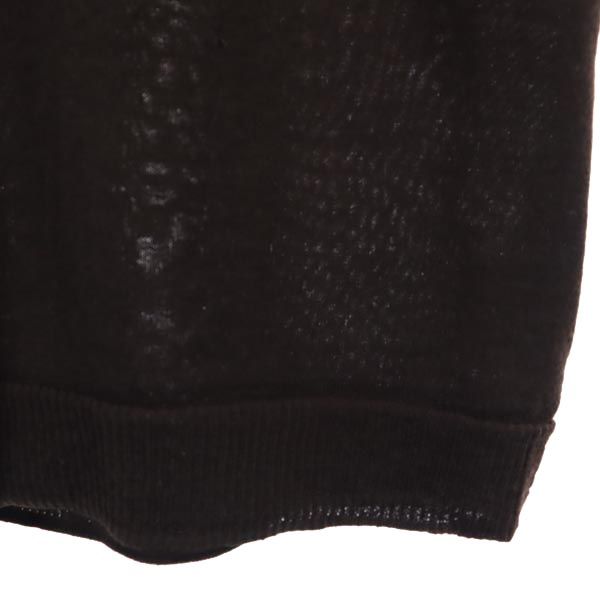 BURBERRY BLACK LABEL バーバリーブラックレーベル 三陽商会 ウール 長袖 Vネック セーター 2 ブラウン ニット レディース