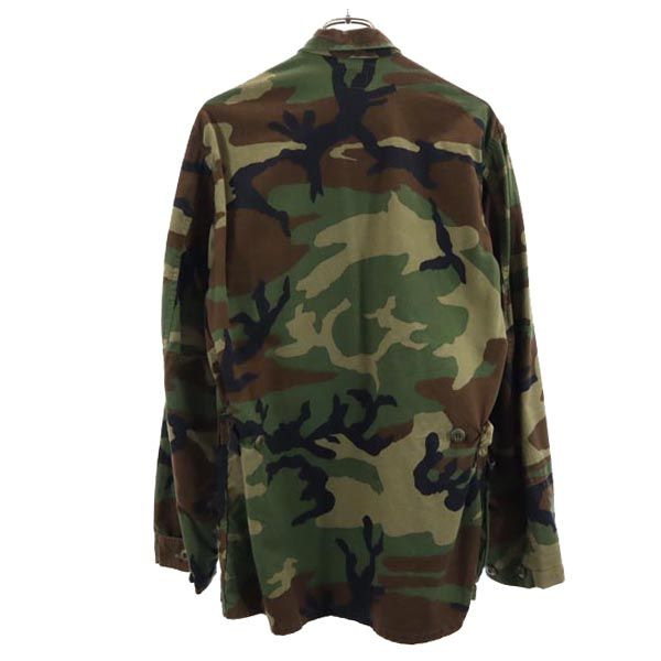 US ARMY アメリカ軍 80s DLA ウッドランドカモ柄 ミリタリージャケット S カーキ 米軍 メンズ