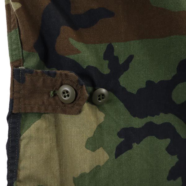 US ARMY アメリカ軍 80s DLA ウッドランドカモ柄 ミリタリージャケット S カーキ 米軍 メンズ