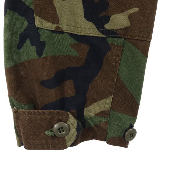 US ARMY アメリカ軍 80s DLA ウッドランドカモ柄 ミリタリージャケット S カーキ 米軍 メンズ