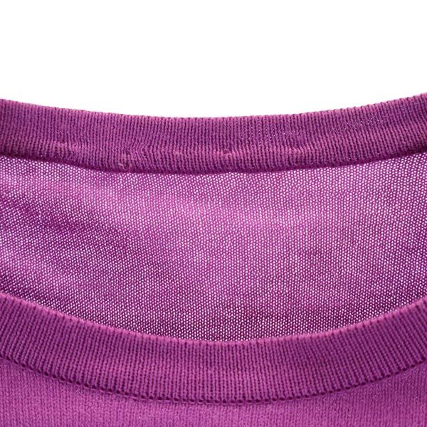 JOHN SMEDLEY ジョンスメドレー 英国製 長袖 アンサンブル パープル ニットカーディガン 半袖セーター レディース