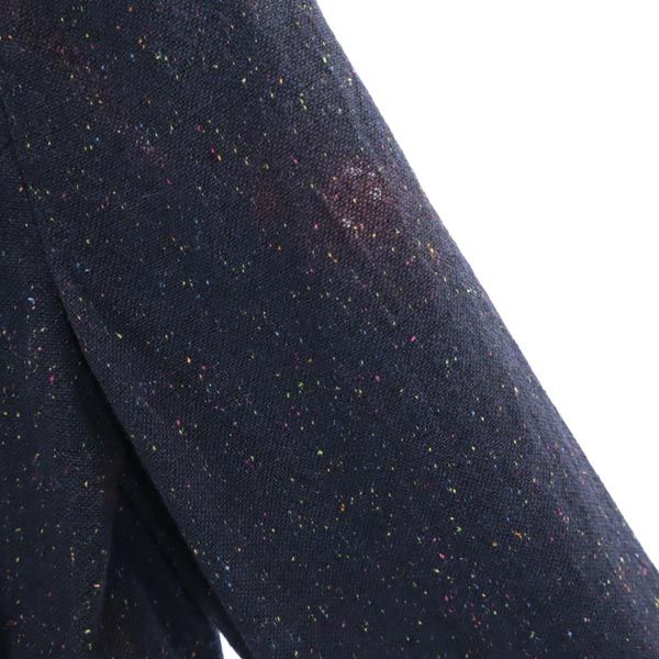 ARMANI JUNIOR アルマーニ ジュニア ノーカラージャケット 10A 142cm ネイビー系 キッズ