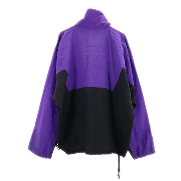 WHITE SIERRA ホワイトシエラ ハーフジップ ナイロンジャケット M パープル系 プルオーバー メンズ