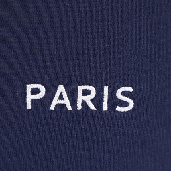 PARIS SAINT GERMAIN パリ サンジェルマン 長袖 スウェットパーカー M ネイビー サッカー チームロゴ 裏起毛 レディース