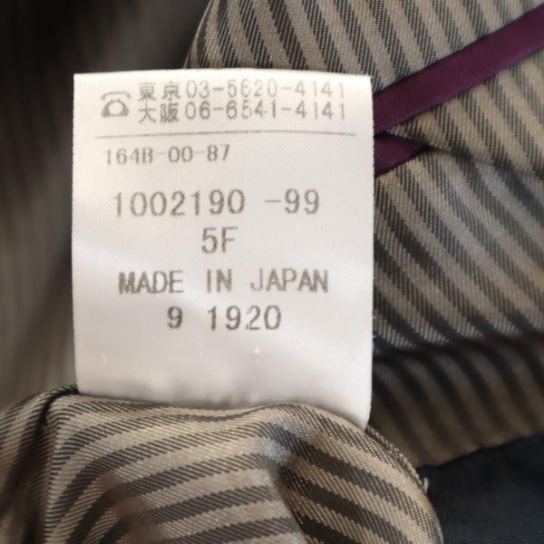 Aquascutum アクアスキュータム 日本製 コーデュロイジャケット 5F ブラック レディース