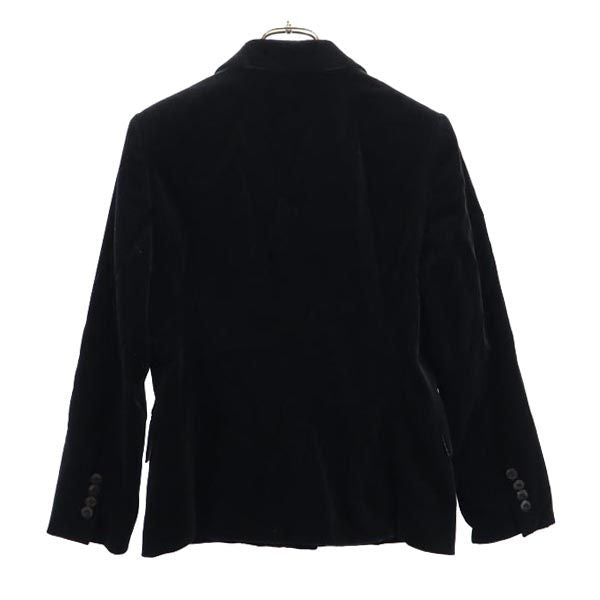 Aquascutum アクアスキュータム 日本製 コーデュロイジャケット 5F ブラック レディース