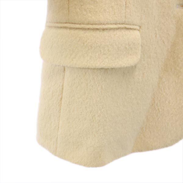 Aquascutum アクアスキュータム 日本製 ボアジャケット 3F アイボリー系 レディース