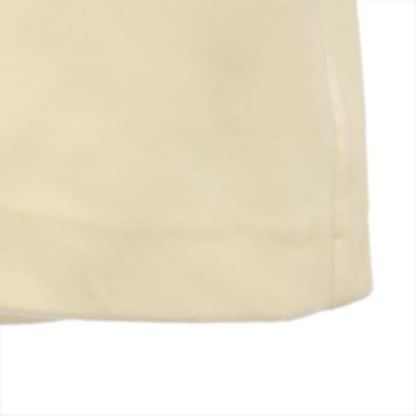 LANVIN ランバン 長袖 ベロア カットソー 38 白 ロンT レディース