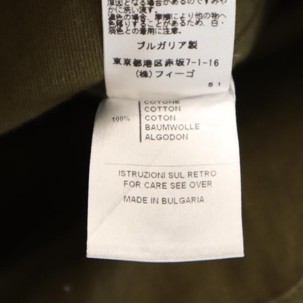 アスペジ 長袖 ミリタリーシャツ S カーキ ASPESI メンズ