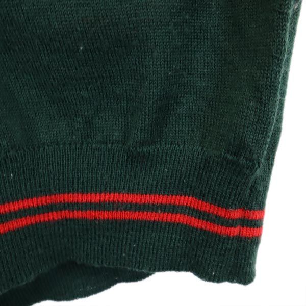 Jay for ジェイフォー シップス別注 スコットランド製 ウールブレンド ボーダー柄 長袖 ニット 深緑 セーター メンズ