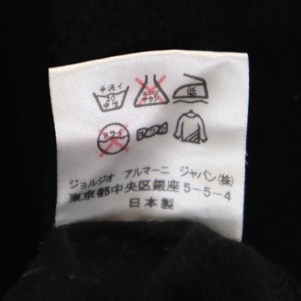 Emporio Armani エンポリオアルマーニ 日本製 長袖 Tシャツ XS 黒 ロンT メンズ
