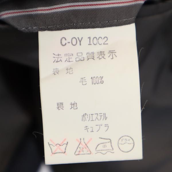 LANVIN ランバン ウールブレンド テーラードジャケット グレー ダブルボタン メンズ